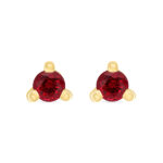 Boucles d'oreilles rubis